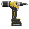 Paint and Body | Dewalt DCF414GE2 20V MAX XR Brushless Lithium-Ion 1/4 in. Cordless Rivet Tool Kit with 2 POWERSTACK Batteries (1.7 Ah) image number 5