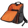 Clearance Center | Klein Tools 55655 Tradesman Pro 21-Pocket Tool Station Tool Bag Backpack with Work Light image number 3