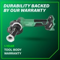 Angle Grinders | Metabo HPT G3612DVFQ6M 36V MultiVolt Brushless Lithium-Ion 4-1/2 in. Cordless Paddle Switch Angle Grinder (Tool Only) image number 15