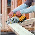 Circular Saws | Dewalt DC390-2 18V XRP Cordless 6-1/2 in. Circular Saw with 2 Batteries image number 5