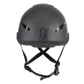 New Year New Savings! Save $25 off $150 | Klein Tools 60515 Premium KARBN Pattern Non-Vented Class E Safety Helmet with Headlamp image number 2