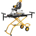 Saw Accessories | Dewalt DWX726 25 in. x 60 in. x 32.5 in. Heavy-Duty Rolling Miter Saw Stand - Yellow/Black image number 4