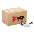 Eye Protection | MCR Safety KD119 Klondike Safety Glasses - Matte Black Frame Clear Mirror Lens (12/Box) image number 0