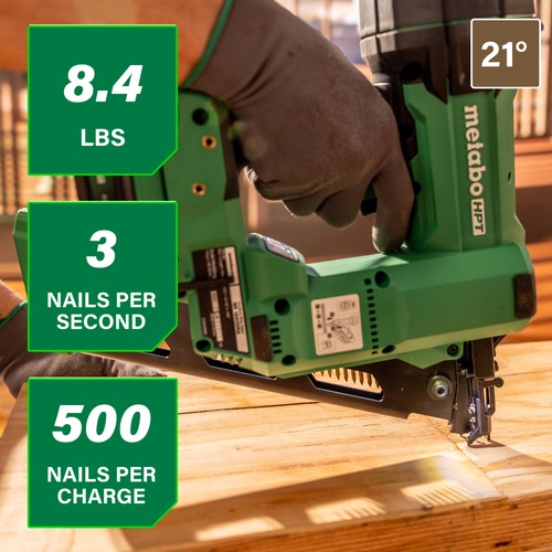Metabo HPT 18V MultiVolt Lithium-Ion 21 Degree 3-1/2 Cordless