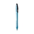  | BIC BPRR11BK ReVolution Ocean Bound Medium 1 millimeter Retractable Ballpoint Pen - Black Ink/Translucent Blue Barrel (1-Dozen) image number 4