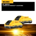 Battery and Charger Starter Kits | Dewalt DCB2104-2 (2) 20V MAX XR POWERPACK 4 Ah Lithium-Ion Battery and Charger Kit image number 1