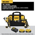Combo Kits | Dewalt DCK268P2 20V MAX XR Brushless Lithium-Ion Cordless Drywall Screwgun and Impact Driver Combo Kit with 2 Batteries (5 Ah) image number 1