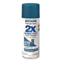 Paint | Rust-Oleum 331188 Painter's Touch 2X Ultra Cover Spray Paint, Ultra Matte Blue, 12 oz Aerosol Can, 6/Carton image number 1