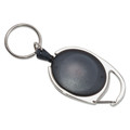 July Member-Exclusive Offer Save 10% off on One Item | Advantus 75553 30 in. Extension Carabiner-Style Retractable ID Card Reel - Smoke (6/Pack) image number 0