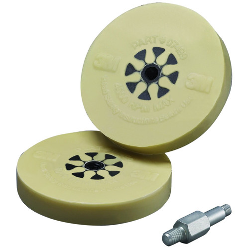 Grinding, Sanding, Polishing Accessories | 3M 7498 Stripe Off Wheel 07498 4 in. x 5/8 in. image number 0