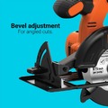 Combo Kits | Black & Decker BDCD220CS 20V MAX POWERCONNECT Lithium-Ion Brushed Cordless Drill Driver and Circular Saw Combo Kit (1.5 Ah) image number 8
