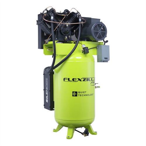 Stationary Air Compressors | FLEXZILLA COMPRESSORS FXS07V080V1 Flexzilla Pro 7.5 HP 80 Gallon Oil-Lube Stationary Air Compressor image number 0