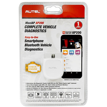 PRODUCTS | Autel AP200 Advanced Smartphone Vehicle Diagnostics App - AP200