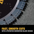 Circular Saw Blades | Dewalt DW47437 14 in. XP7 Reinforced Concrete Segmented Diamond Blade image number 7