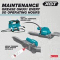 Hedge Trimmers | Makita GNU01M1 40V MAX XGT Brushless Lithium-Ion 24 in. Cordless Articulating Pole Hedge Trimmer Kit (4 Ah) image number 17