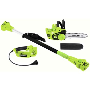 Earthwise 120V 7 Amp 10 in. Corded 2-IN-1 Pole Saw - CVPS43010