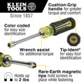 Nut Drivers | Klein Tools 65064 1/4 in. and 5/16 in. 2-in-1 Hex Head Nut Driver image number 6