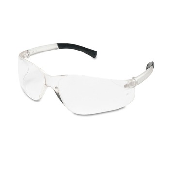 MCR Safety BK110 BearKat Wraparound Safety Glasses - Black Frame/Clear Lens (12/Box)