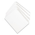 July Member-Exclusive Offer Save 10% off on One Item | Avery 82184 26-Tab "V" 11 in. x 8.5 in. Allstate Style Preprinted Legal Exhibit Side Tab Index Dividers - White (25/Pack) image number 5