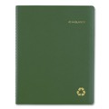  | AT-A-GLANCE 70950G60 12-Month: Jan 2026 to Dec 2026 11 in. x 8.25 in. Recycled Weekly Vertical-Column Format Appointment Book - Green Cover image number 1