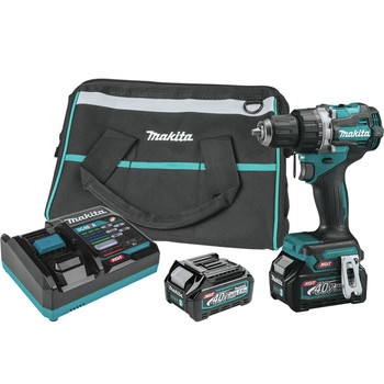 DRILLS | Makita 40V max XGT Brushless Lithium-Ion 1/2 in. Cordless Compact Drill Driver Kit (2.5 Ah) - GFD02D