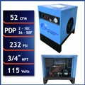 Air Drying Systems | California Air Tools RD-91502 115V 1-Phase 52 CFM 29 to 232 PSI High-Efficiency Non-Recycling 98% Refrigerated Air Dryer image number 7