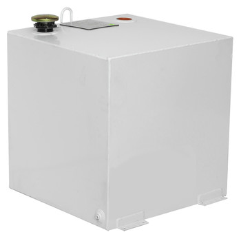 LIQUID TRANSFER EQUIPMENT | JOBOX 50 Gallon Square Steel Liquid Transfer Tank - White - 485000