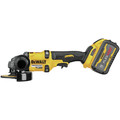 Angle Grinders | Dewalt DCG418X2 FLEXVOLT 60V MAX Brushless Lithium-Ion 4-1/2 in. - 6 in. Cordless Grinder Kit with Kickback Brake and (2) 9 Ah Batteries image number 2