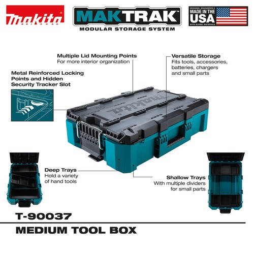 Makita MAKTRAK Medium Tool Box - T-90037