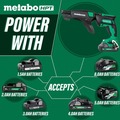Screw Guns | Metabo HPT W18DAQBM 18V MultiVolt Lithium-Ion Brushless Cordless Drywall Screw Gun Kit with Collated Screw Magazine (2 Ah) image number 12