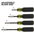 Screwdrivers | Klein Tools 33803 ProFlex 42-Bit Impact Driver Bit Set with Modular Case, S2 Steel, Magnetic, Adjustable Screwdriver image number 4