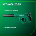 Handheld Blowers | Metabo HPT RB18DCQ4M MultiVolt 18V Lithium-Ion Cordless Compact Blower (Tool Only) image number 1