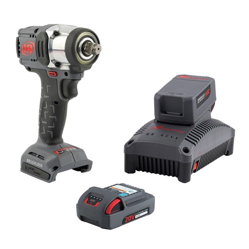 Impact Wrenches | Ingersoll Rand W3151-K22 IQV20 20V Lithium-Ion Brushless 1/2 in. Square Drive Cordless Compact Impact Wrench Kit (2.5 Ah/5.6 Ah) image number 0