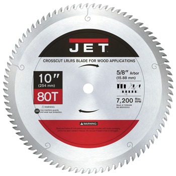 JET 10 in. 80T Crosscut LRLRS Circular Saw Blade - JT9-7259468