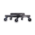 Customer Appreciation Sale! Save up to $60 on Select Tools | Boardwalk 3485200 300 lbs. Capacity 18.25 in. Diameter Refuse Container Utility Dolly - Gray image number 1