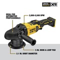 Polishers | Dewalt DCM848P2 20V MAX XR Lithium-Ion Variable Speed 5 in. Cordless Random Orbit Polisher Kit (5 Ah) image number 12