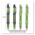 Screwdrivers | GreatNeck 22537 5.38 in. Long Phillips/Slotted Bits Metric Sockets 6-Way Pen-Style Screw/Nut Driver - Black/Green, Green/Clear (4/Pack) image number 6