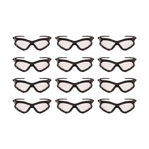 July Member-Exclusive Offer Save 10% off on One Item | Ansell 65335 V30 Nemesi Foam Safety Glasses - Black Nylon Frame/Clear Polycarbonate Lens (12/Carton) image number 0