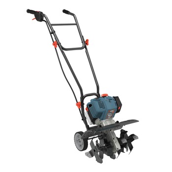 ROTOTILLERS AND CULTIVATORS | Senix 4QL 8 in. x 15 in. 46 cc 4-Cycle Gas Powered Tiller Cultivator - Blue - TL4QL-L1