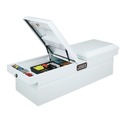 Crossover Truck Boxes | JOBOX JSC1464980 Steel Gull Wing Lid Deep Full-size Crossover Truck Box - White image number 1