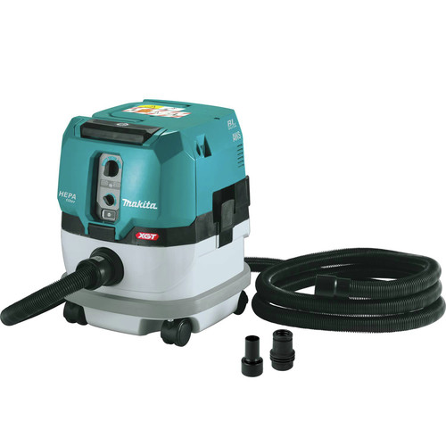 Clearance Center | Makita GCV02ZX 40V max XGT Brushless Lithium-Ion 2.1 Gallon Cordless AWS Capable HEPA Filter Dry Dust Extractor (Tool Only) image number 0