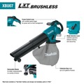 Chipper Shredders | Makita XBU07Z 18V LXT Brushless Lithium-Ion 6.6 Gallon Cordless Blower/Vacuum/Mulcher (Tool Only) image number 13