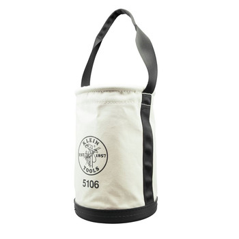 Klein Tools 9 in. x 14 in. Straight-Wall Canvas Tool Bucket - 5106