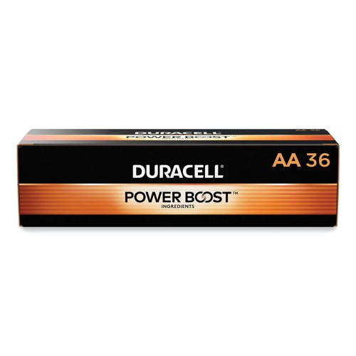  | Duracell MN15P36 Power Boost CopperTop Alkaline AA Batteries (36/Pack) image number 0