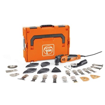 MULTI TOOLS | Fein 72296864090 MultiMaster MM 700 Max Corded Oscillating Multitool with L-Boxx and Accessory Set