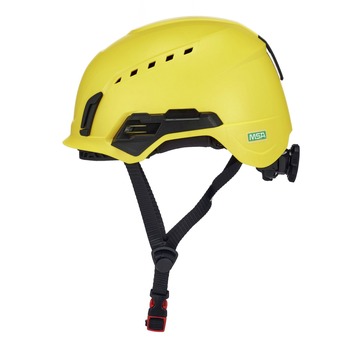 MSA V-Gard H2 Vented Safety Helmet - Yellow - 10242631