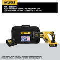 Reciprocating Saws | Dewalt DCS367P1 20V MAX XR 5.0 Ah Cordless Lithium-Ion Brushless Compact Reciprocating Saw image number 1