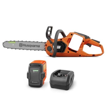 CHAINSAWS | Husqvarna 40V 435i Brushless Lithium-Ion 16 in. Cordless Chainsaw Kit - 970718224