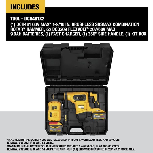 Dewalt dch481x2 on sale
