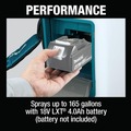 Sprayers | Makita XSU02Z 18V LXT Lithium‑Ion Cordless 4 Gallon Backpack Sprayer (Tool Only) image number 10